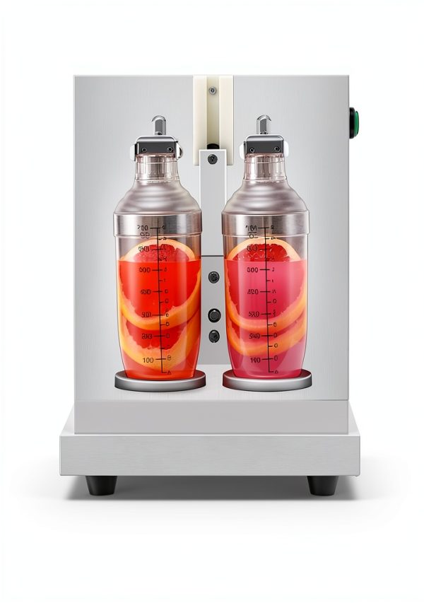 Automatic Milk Tea Shaking Machine INTBUYING Double Station 120W Cups-6