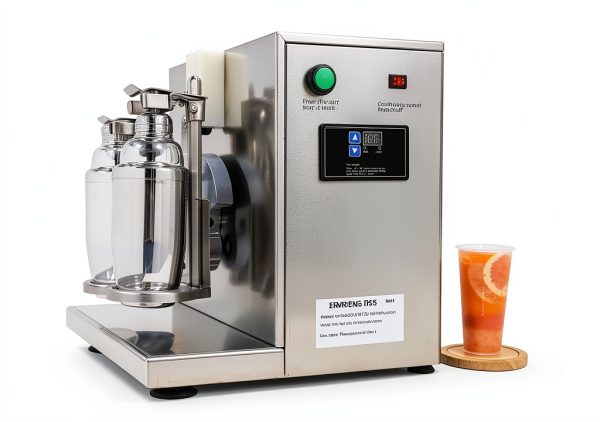 Automatic Milk Tea Shaking Machine INTBUYING Double Station 120W Cups-5
