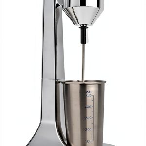 Milkshake Maker Drink Mixer Machine Stainless Steel Milk Blender 2 Speed Shaking Beverage Combo Mixing Frother with Cup 500 ml/28.16oz (23000rpm)-0