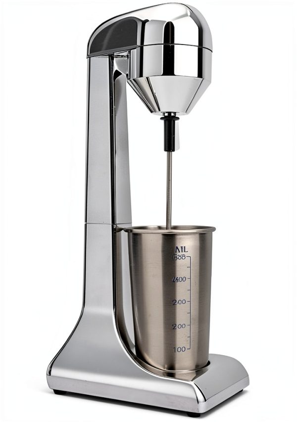 Milkshake Maker Drink Mixer Machine Stainless Steel Milk Blender 2 Speed Shaking Beverage Combo Mixing Frother with Cup 500 ml/28.16oz (23000rpm)-0