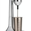 Commercial Electric Milk Shaker Maker, 100W 110V Countertop Electric Drink Mixer with Stainless Steel Milkshake Cup Toggle Switch for Two Speeds for Milk Tea Shops, Homes, Coffee Shops-0