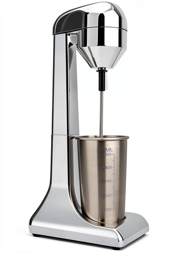 Commercial Electric Milk Shaker Maker, 100W 110V Countertop Electric Drink Mixer with Stainless Steel Milkshake Cup Toggle Switch for Two Speeds for Milk Tea Shops, Homes, Coffee Shops-0