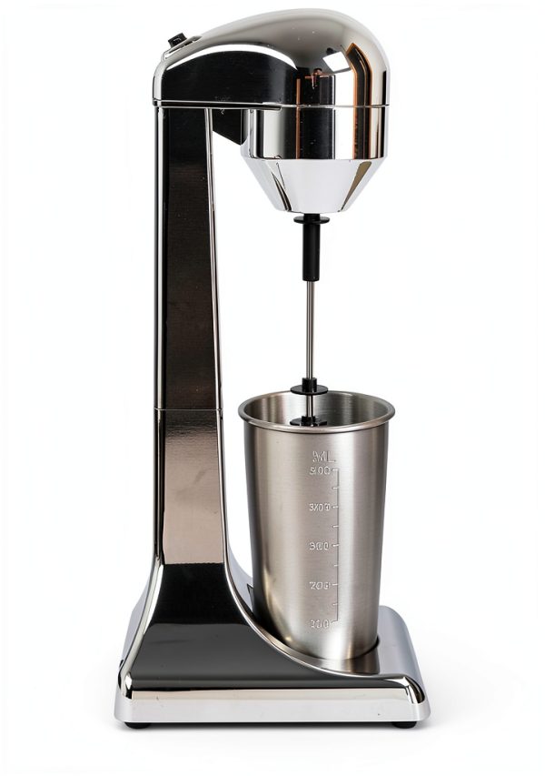 Milkshake Maker Drink Mixer Machine Stainless Steel Milk Blender 2 Speed Shaking Beverage Combo Mixing Frother with Cup 500 ml/28.16oz (23000rpm)-4
