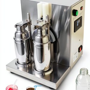 Automatic Milk Tea Shaking Machine INTBUYING Double Station 120W Cups-0