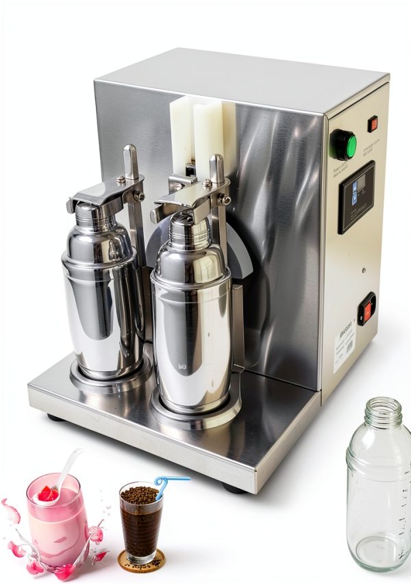 Automatic Milk Tea Shaking Machine INTBUYING Double Station 120W Cups-0