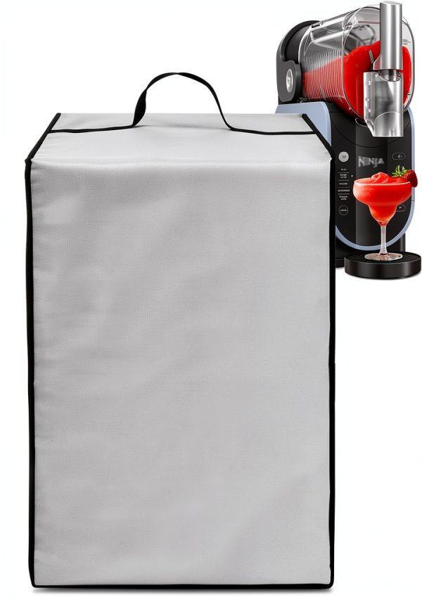 Slushie Machine Cover EiiJugaloo Nylon Lid for Ninja FS301 Silver-0
