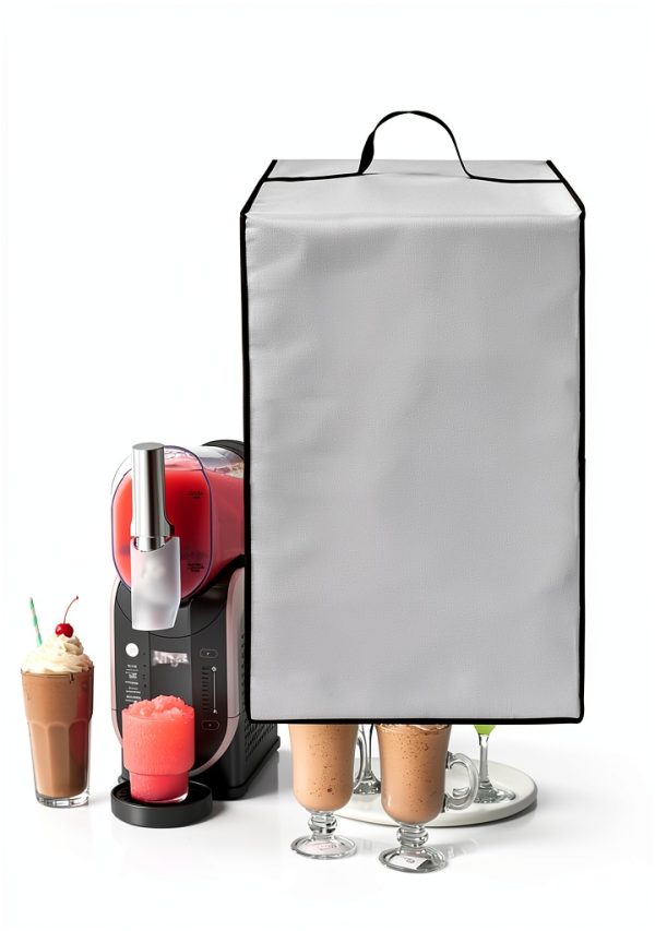 Slushie Machine Cover EiiJugaloo Nylon Lid for Ninja FS301 Silver-1
