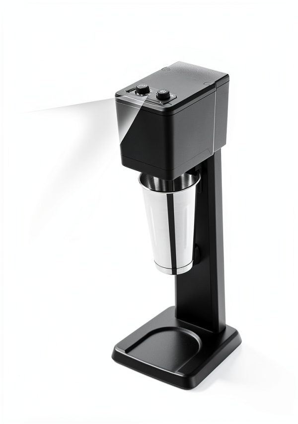 Milkshake Maker Machine, 375W Commercial Milk Shake Maker Mixer, Single Head Drink Mixer Blender Machine, 3-Speed Milkshake Blender with 27.7oz Stainless Steel Cup for Commercial-3