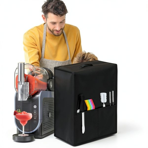 Dust Cover Letsteel 420D Oxford for Ninja FS301 Slushie Machine Black-1